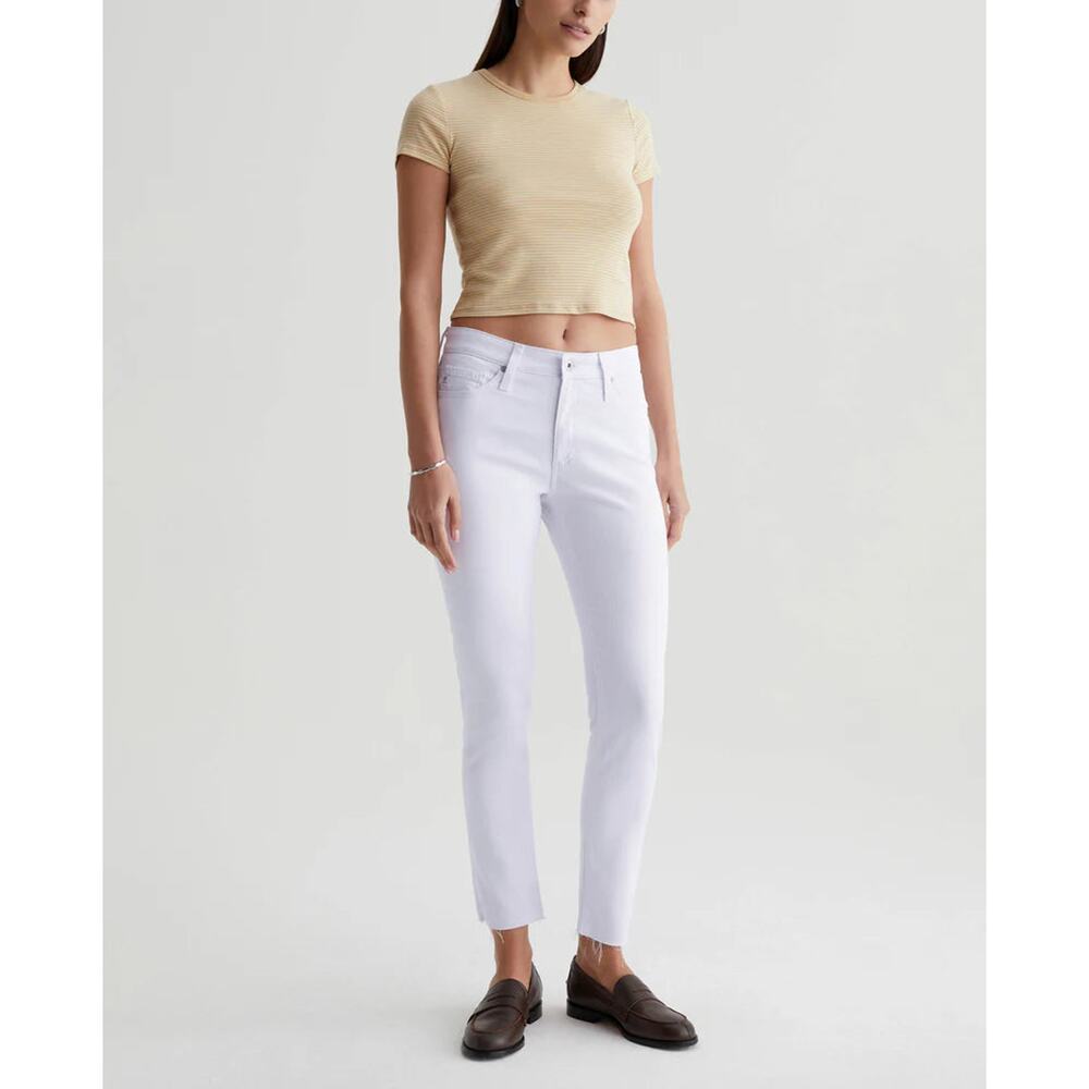 AG Farrah Skinny Ankle Jean - Pearl White NWT VARIOUS SIZES